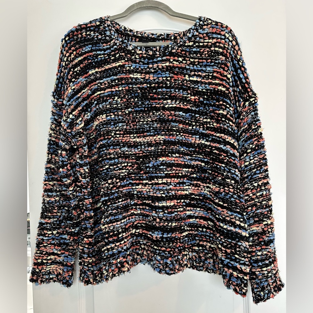 Lumiere Multi Color Knit Sweater, size Large